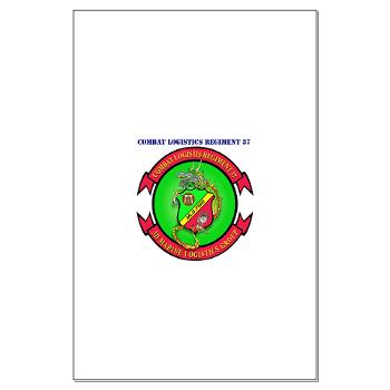 CLR37 - M01 - 02 - Combat Logistics Regiment 37 with Text - Large Poster - Click Image to Close